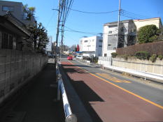 旧甲州街道の道筋